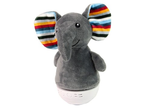 LEAN Toys Wańka Wstańka Słoń Lampka Muzyka