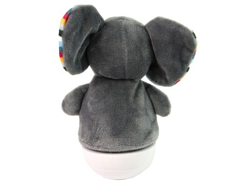 LEAN Toys Wańka Wstańka Słoń Lampka Muzyka