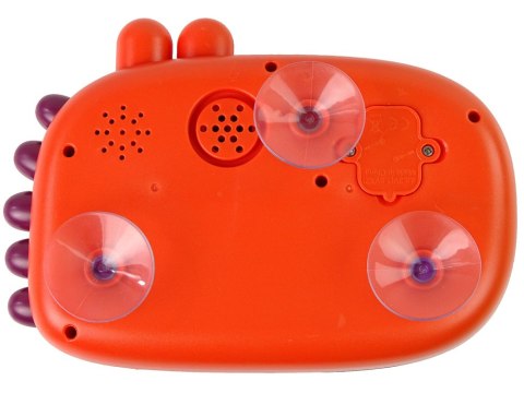 LEAN Toys Zabawka Do Kąpieli Bańki Mydlane Dinozaur Czerwony Na Baterie