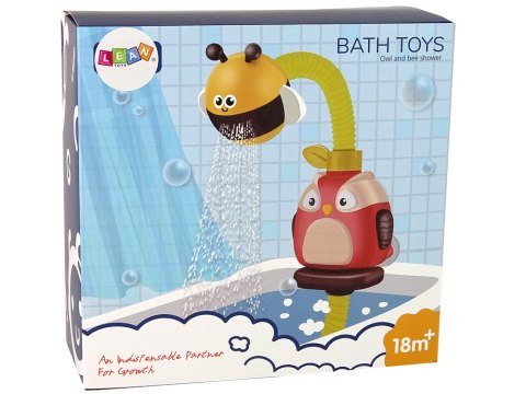 LEAN Toys Zabawka Do Kąpieli Sówka Prysznic Pszczółka
