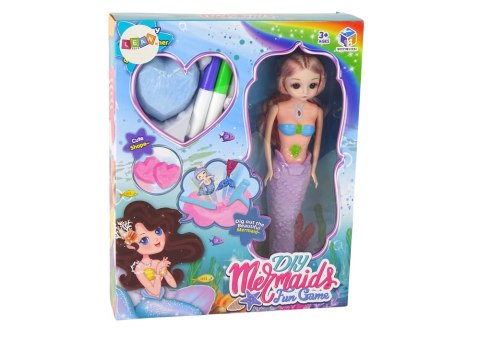 LEAN Toys Zestaw DIY Syrena Fioletowa Skarby Wykopaliska
