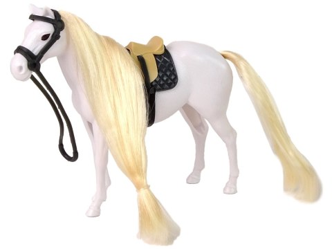 LEAN Toys Zestaw Farma Stajnia Figurki Koń do Czesania Akcesoria
