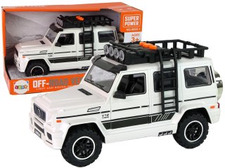 LEAN Toys Auto Terenowe Białe Na Baterie