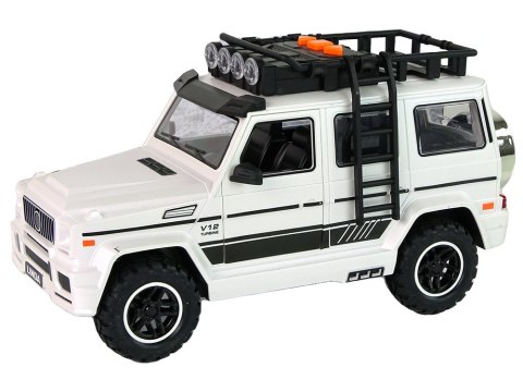 LEAN Toys Auto Terenowe Białe Na Baterie