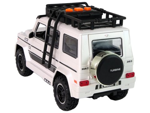 LEAN Toys Auto Terenowe Białe Na Baterie