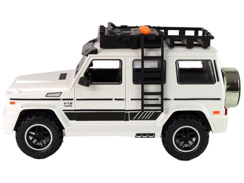 LEAN Toys Auto Terenowe Białe Na Baterie