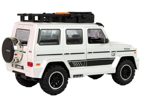 LEAN Toys Auto Terenowe Białe Na Baterie