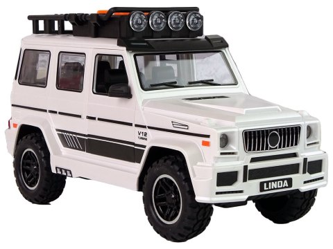LEAN Toys Auto Terenowe Białe Na Baterie