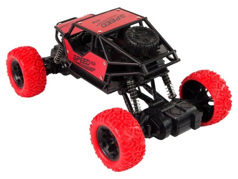 LEAN Toys Auto Zdalnie Sterowane Terenowe R/C 1:18 Czerwone