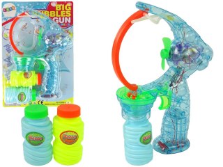 LEAN Toys Bańki Mydlane Pistolet 24 cm Światła Dźwięki