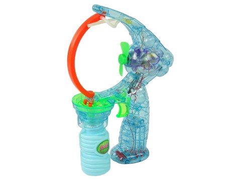 LEAN Toys Bańki Mydlane Pistolet 24 cm Światła Dźwięki