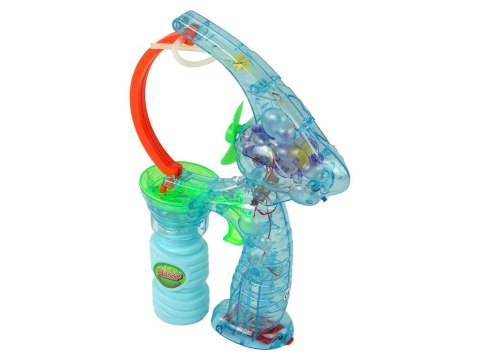 LEAN Toys Bańki Mydlane Pistolet 24 cm Światła Dźwięki