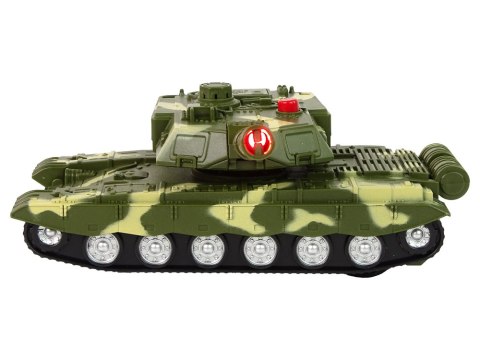 LEAN Toys Czołg Militarny Napęd Frykcyjny Dźwięk Światła