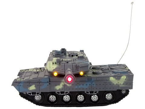 LEAN Toys Czołg Wojskowy Zdalnie Sterowany Moro Odgłosy Strzelania