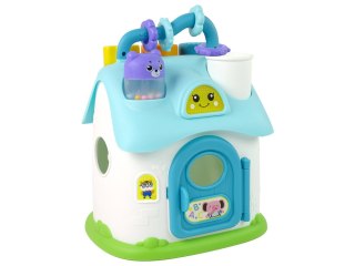 LEAN Toys Domek Sorter Edukacyjny Niebieski Klocki