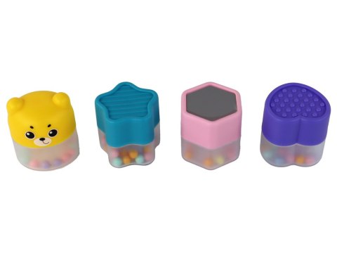 LEAN Toys Domek Sorter Interaktywny Różowy Puzzle Edukacyjny