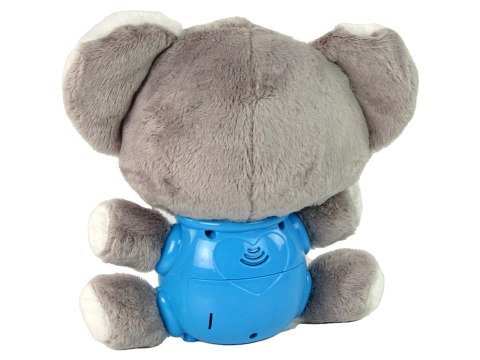 LEAN Toys Koala Projektor Dźwięki Zabawka Interaktywna Szara