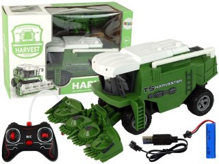 LEAN Toys Kombajn Rolniczy Zdalnie Sterowany R/C Światła Zielony