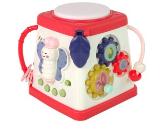 LEAN Toys Kostka Edukacyjna Dla Niemowląt Wesołe Melodie Światła Motyl