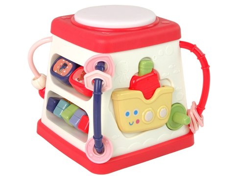 LEAN Toys Kostka Edukacyjna Dla Niemowląt Wesołe Melodie Światła Motyl