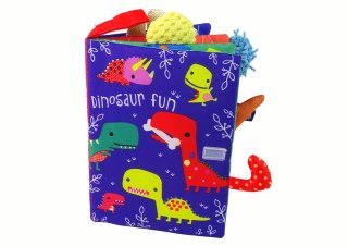 LEAN Toys Książeczka Miękka Dinozaury Kolorowa