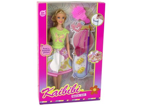 LEAN Toys Lalka Długie Włosy Malowanie Sukienki