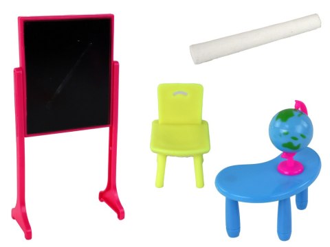 LEAN Toys Lalka Nauczycielka Z Uczennicą Szkoła Akcesoria