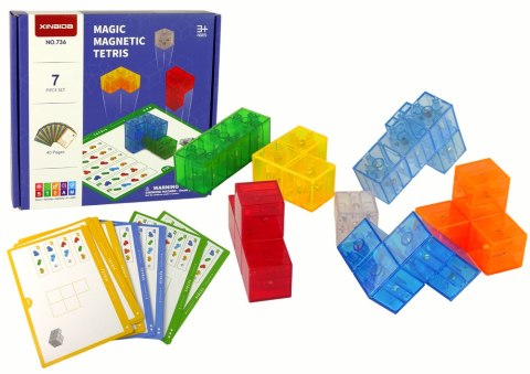 LEAN Toys Magiczna Kostka Magnetyczna 7 Elementów
