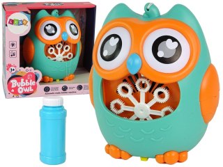 LEAN Toys Maszynka do Baniek Mydlanych Sowa Dźwięk Miętowa