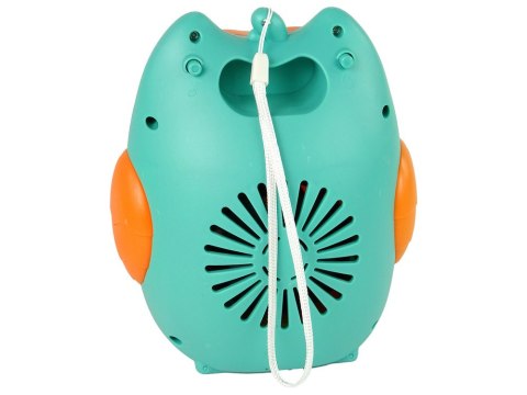 LEAN Toys Maszynka do Baniek Mydlanych Sowa Dźwięk Miętowa