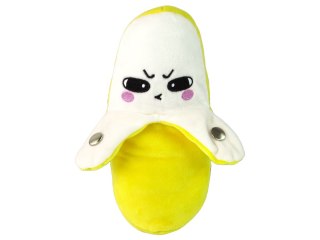 LEAN Toys Pluszowy Banan Interaktywny Muzyka 22 cm Żółty