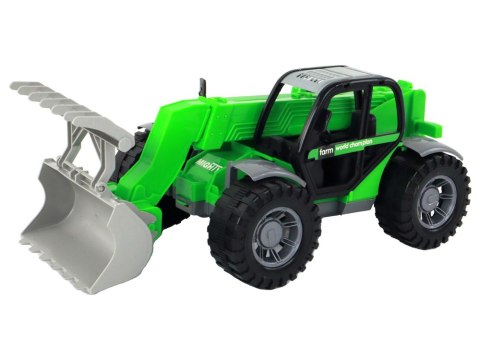 LEAN Toys Pojazd Rolniczy Traktor Zielony Dźwig Maszyna Rolnicza
