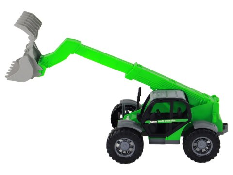 LEAN Toys Pojazd Rolniczy Traktor Zielony Dźwig Maszyna Rolnicza