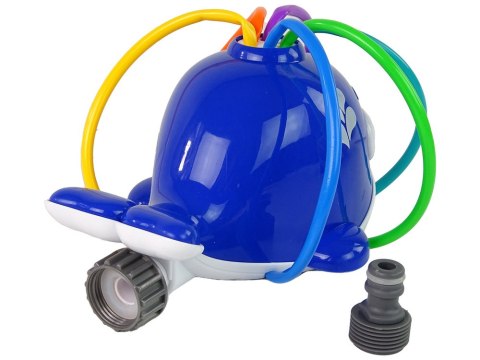 LEAN Toys Wieloryb Fontanna Wodna Niebieska Ogród