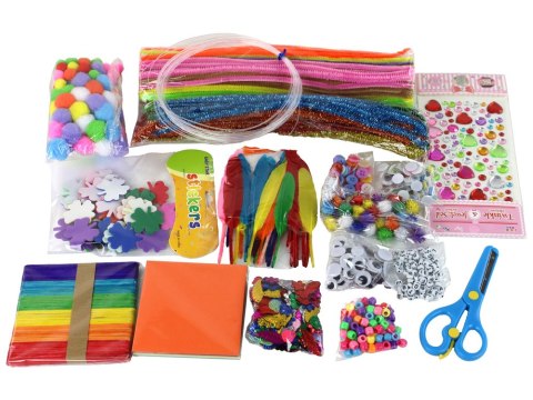 LEAN Toys Zestaw DIY Kreatywny Artystyczny 1200 Elementów Mały Artysta