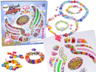 LEAN Toys Zestaw Do Robienia Biżuterii Koraliki Wisiorki