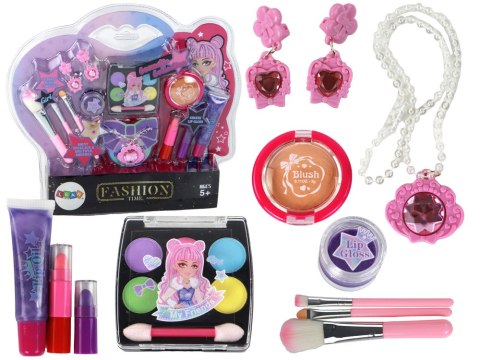 LEAN Toys Zestaw Piękności Kosmetyki Do Makijażu Biżuteria 18 El.