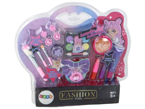 LEAN Toys Zestaw Piękności Kosmetyki Do Makijażu Biżuteria 18 El.