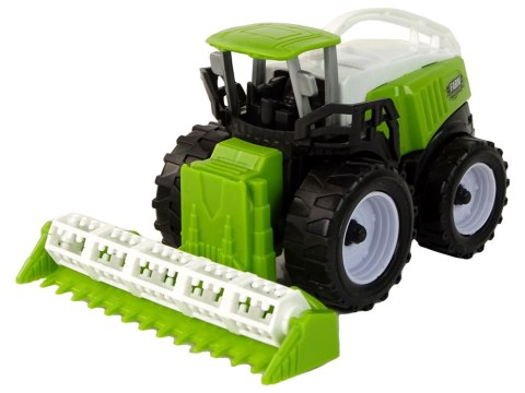 LEAN Toys Zestaw Pojazdów Farmerskich Zielone Traktory 4 Ele