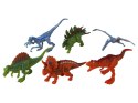 LEAN Toys Zestaw Pojazdów Helikopter Dinozaury 6 Sztuk Kolorowe