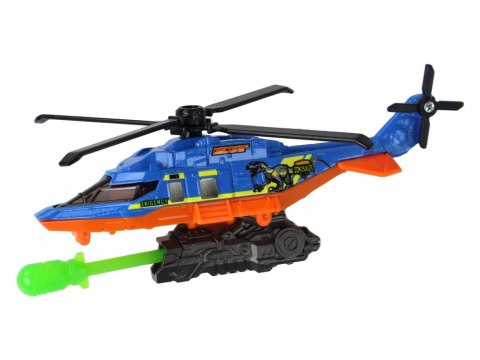 LEAN Toys Zestaw Pojazdów Helikopter Dinozaury 6 Sztuk Kolorowe