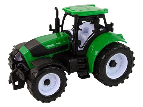LEAN Toys Zestaw Traktorów Rolniczych Farma 3 Sztuki Kolorowe