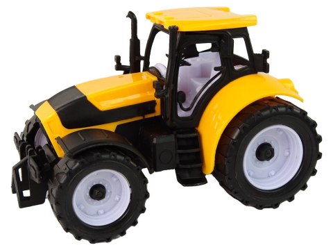 LEAN Toys Zestaw Traktorów Rolniczych Farma 3 Sztuki Kolorowe