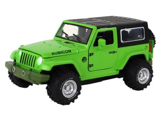 LEAN Toys Auto Terenowe Napęd Frykcyjny Na Baterie Metalowy Zielony 1:32