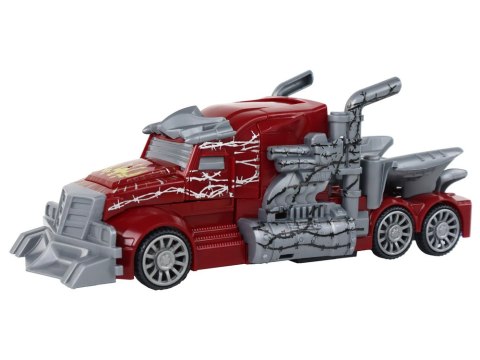 LEAN Toys Czerwona Ciężarówka Robot Transformacja 2w1 Wielofunkcyjny