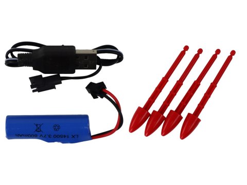 LEAN Toys Czołg RC Zdalnie Sterowany 27 MHz Źółty