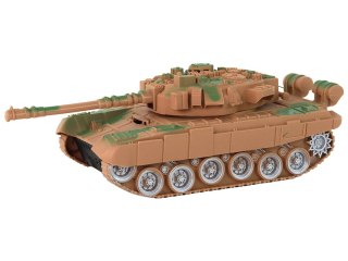 LEAN Toys Czołg R/C Zdalnie Sterowany Światła Dźwięk Piaskowy 1:18 27MHz