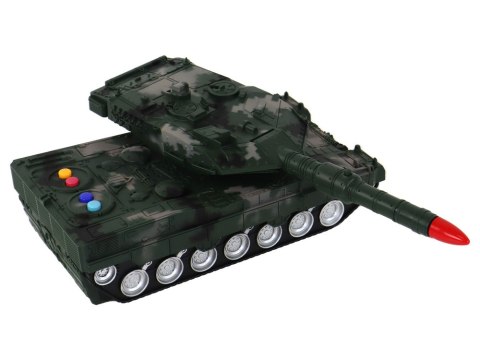 LEAN Toys Czołg RC Zdalnie Sterowany Zielony Moro