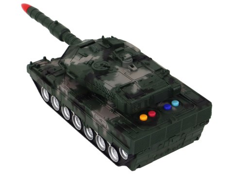 LEAN Toys Czołg RC Zdalnie Sterowany Zielony Moro