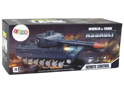 LEAN Toys Czołg RC Zdalnie Sterowany Zielony Moro